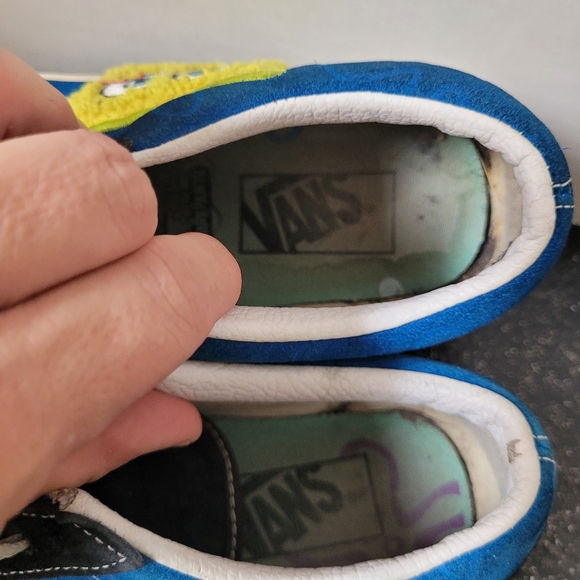Vans Black and Blue Spongebob Sneakers - Picture 7 of 9